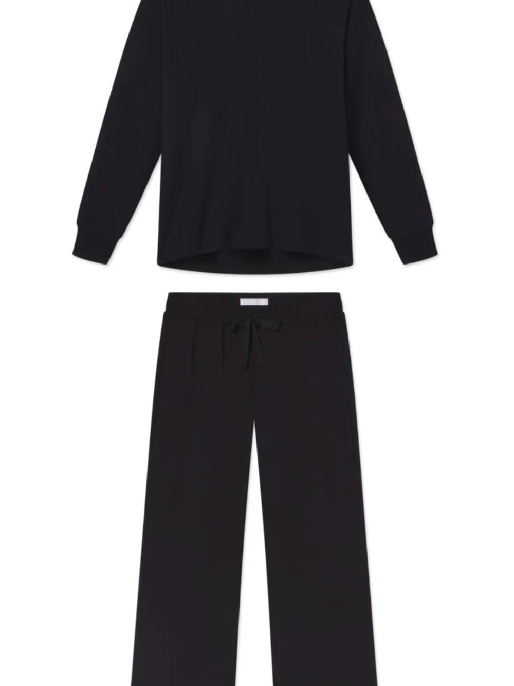 LAKE Relax Pants SET in Black (Long Sleeve top and Pants)